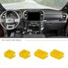 Center Console Air Conditioner Outlet Vent Cover Trim For Ford F150 + Yellow