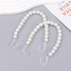 Pieces Sham Pearl Chain Shoe Add-Ons Detachable Pretend Pearl Shoe Links Swanky Basic Shoe Fastener Shoe Accessory