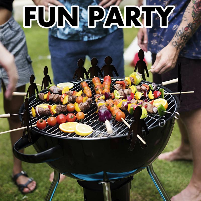 Steel Hot Dog//Marshmallow Roasters Funny Metal Craft Skewer Stick Barbecue Forks for Campfire,Bonfire and Grill Novelty Women Men Shaped Stainless Steel Camp Fire Roasting Stick 1