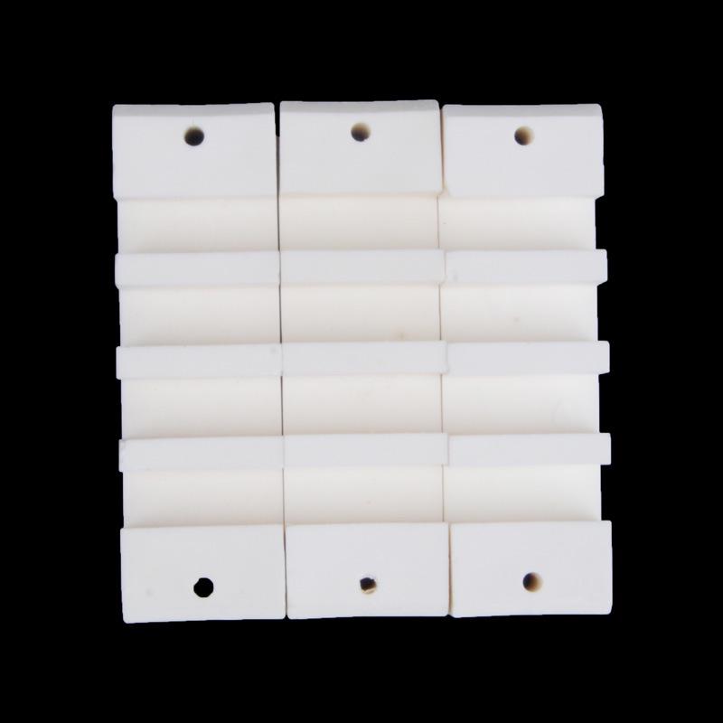 Alumina Ceramic Spacer, Shaped Ceramic Wire Clamp, Grid-like Ceramic Strip