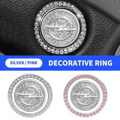 AAADO1 Car Start Switch Button Auto Decorative Diamond Stickers For Insignia Astra Antara Meriva Zafira H G Corsa B Car Styling