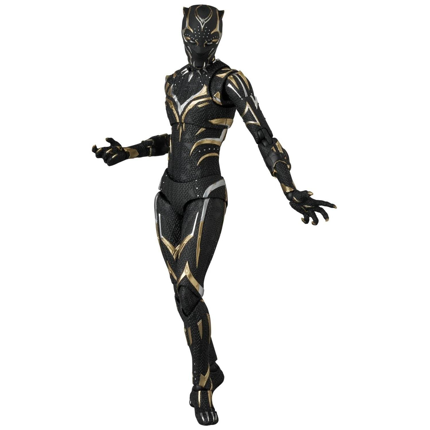 MEDICOM TOY MAFEX No.275 BLACK PANTHER (WAKANDA FOREVER) height approximately 145mm non-scale painted action figure