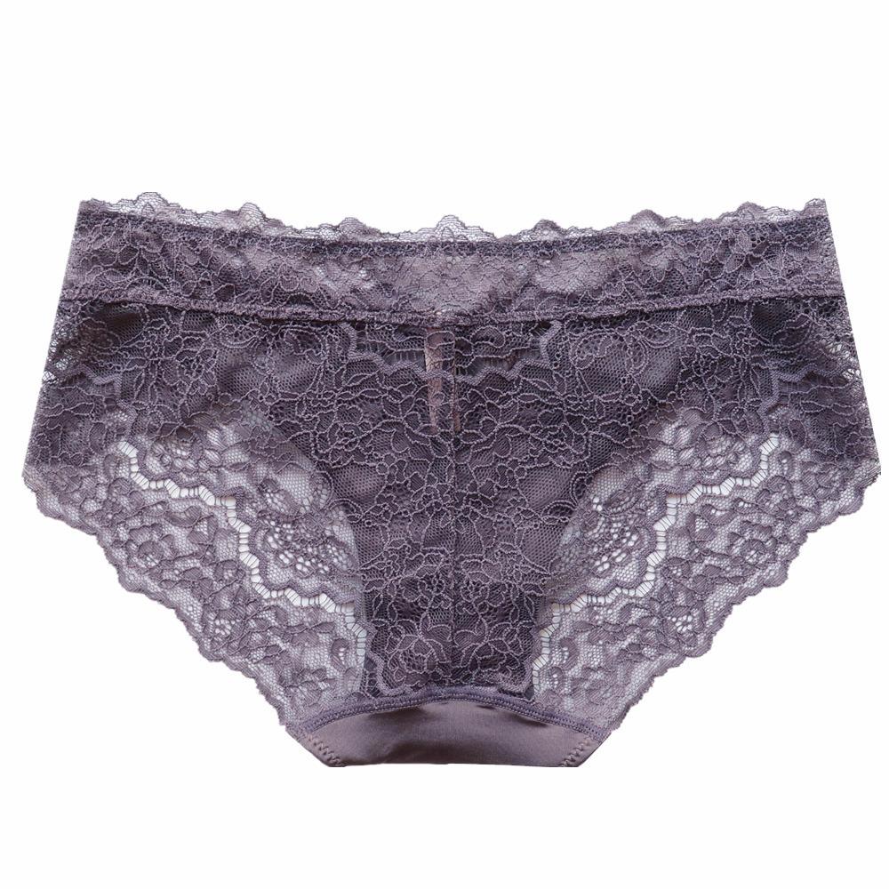 Sexy Underwear Ladies Seductive Lace Panties Women Low Waist Comfortable Breathable Quick Drying Women's Briefs
