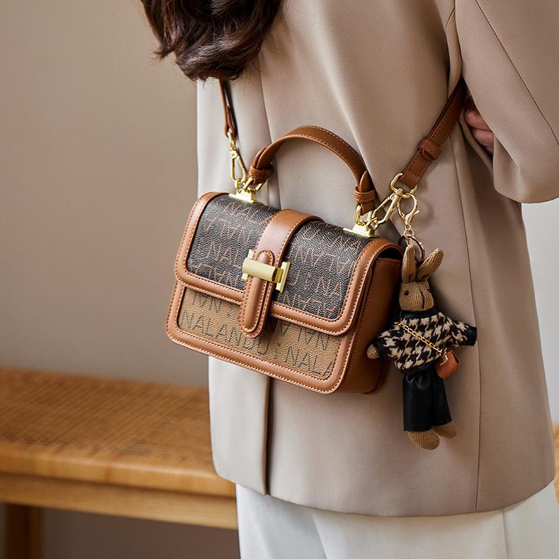 Pani. Torba Qiao dla Kobiet 2025 Nowy Model Damska Torba Crossbody Wysokiej klasy Modna Torebka Torba dla Mamy Monogram Torba Damska na Jedno Ramię