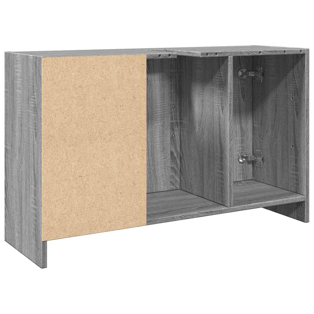 Bathroom Vanity Unit Grey Sonoma 90 x 29 x 55 cm Particleboard