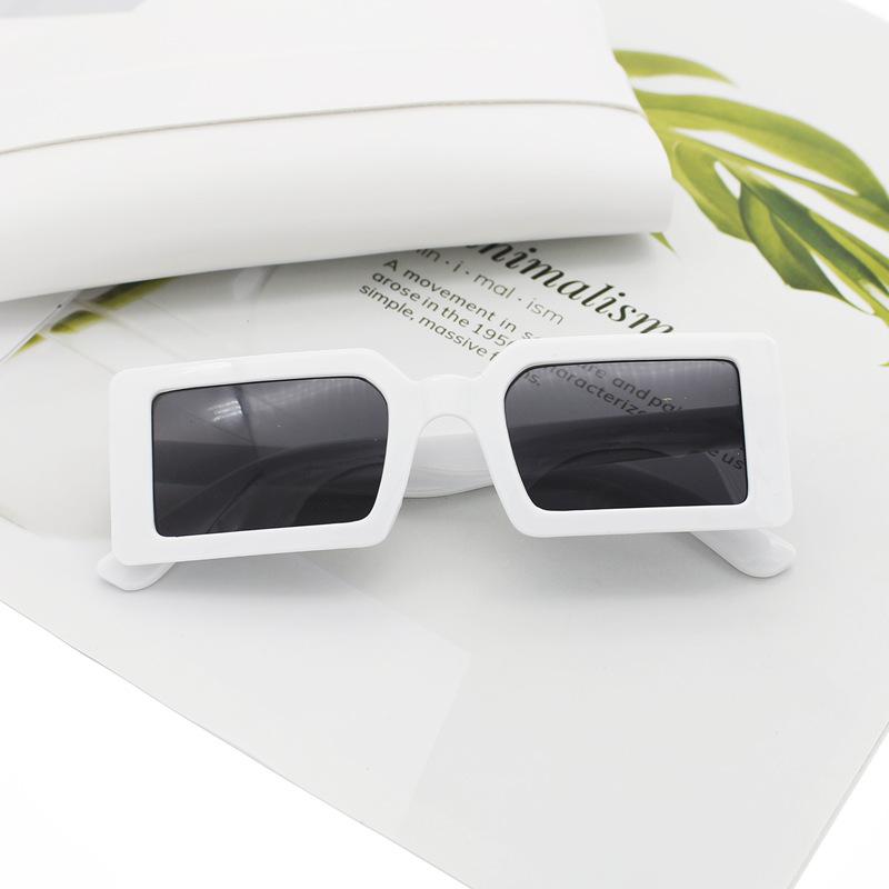 Square Sunglasses Women'S Small Frame Sunglasses Trendy Catwalk Sunglasses Street Shooting Retro