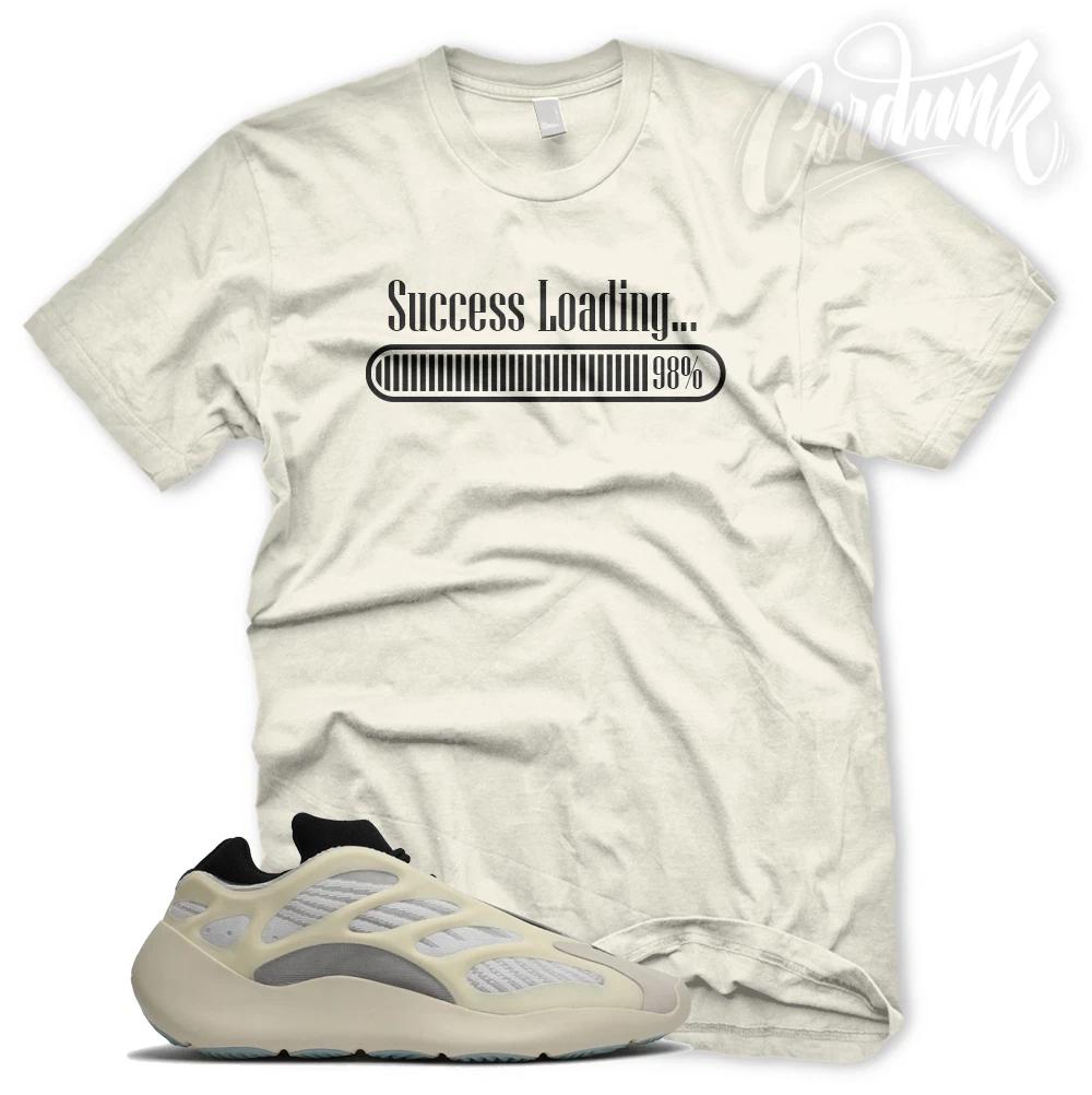 

New Cream SUCCESS LOADING T Shirt for YZ Boost v3 700 Azael S
