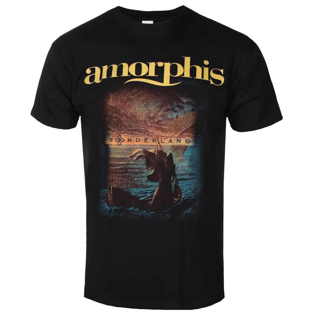 Summer Amorphis Graphic Cotton Band Tshirt Unisex Summer Short Sleeve Fashion Brand Tee Luxury Casual Vintage Tees