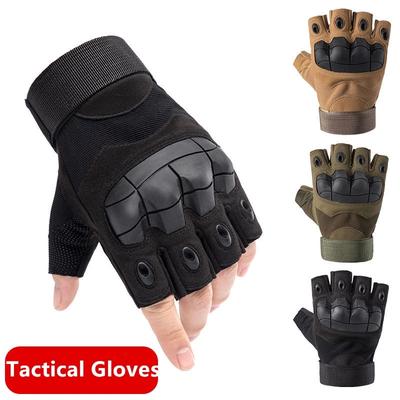 Halbfingerhandschuhe Outdoor Herrenhandschuhe Wandern Motorrad Radfahren Sporthandschuh Schießen Jagd Airsoft Handschuhe