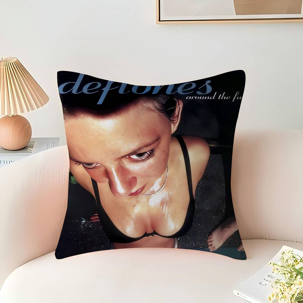 Deftones Music Personalized Pillow Cover Kids Bedroom Wild Party Decor Pillowcase Kid Birthday Shower Gift