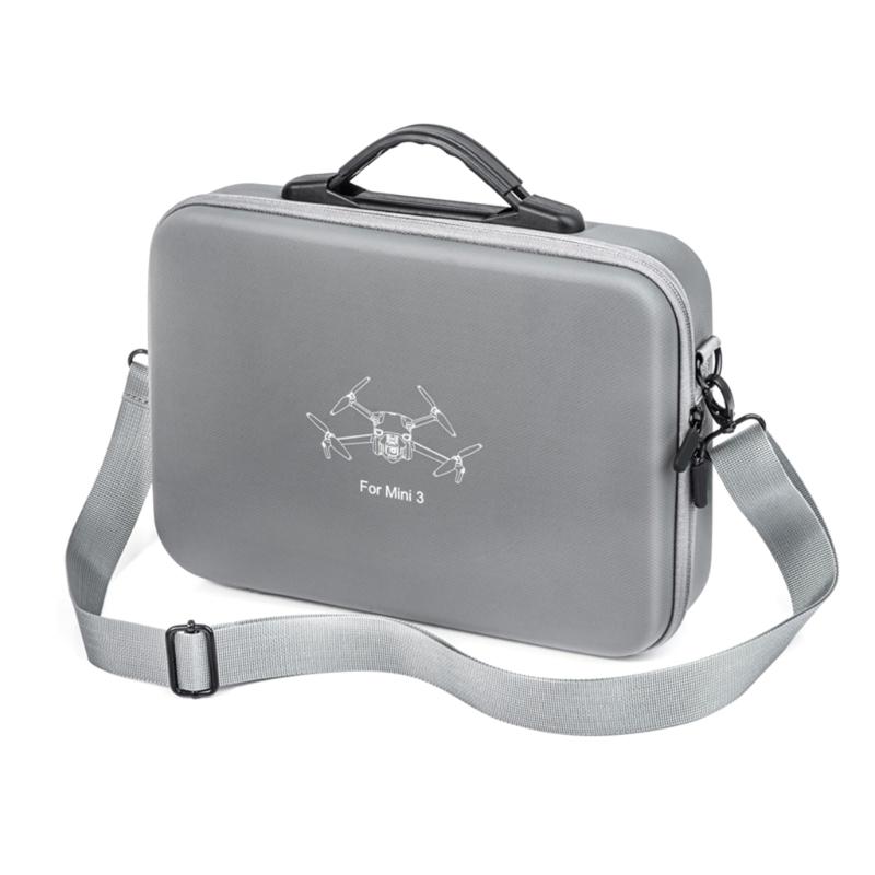 Travel Carrying Case Box for Mini 3 Drones PU Shoulder Bag Portable Storage Pouch Wear-resistant Organiser