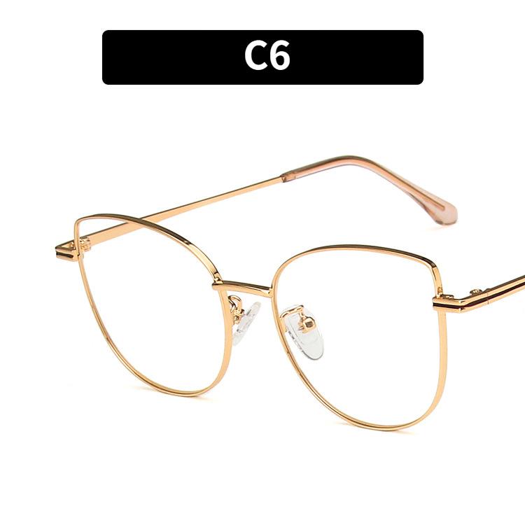 

Женские очки, металлические очки «кошачий глаз».