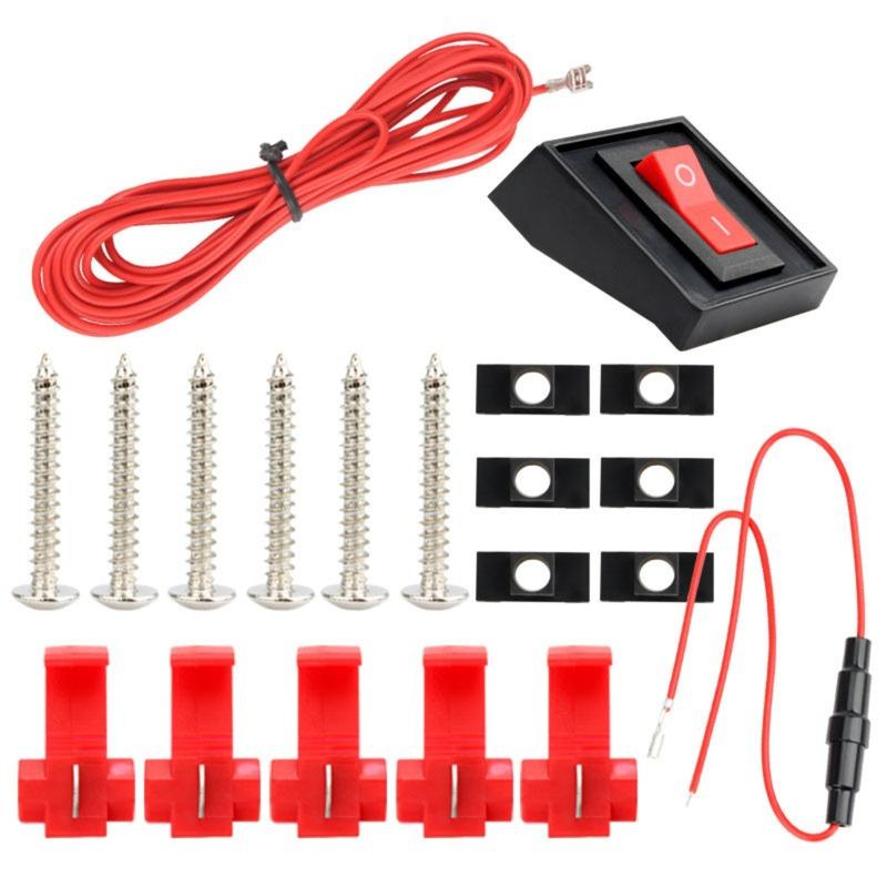 Roof Warning Light 3PC LED Compatible with Chevrolet GMC Pickup Truck 2007 2008 2009 2010 2011 2012 2013 Car Accessories