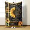 Customizable Flannel Blanket - English Envelope Series, Perfect Mother's Day Gift