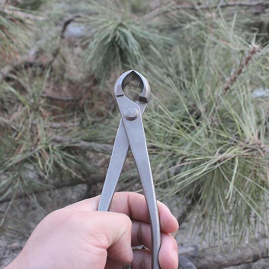 Bonsaiverktøy i rustfritt stål Konkav kutter Kvistkutter Avbiter Jin-tang Trekløyver Bonsaisaks Kraftig hagearbeid Beskjæringspleieverktøy