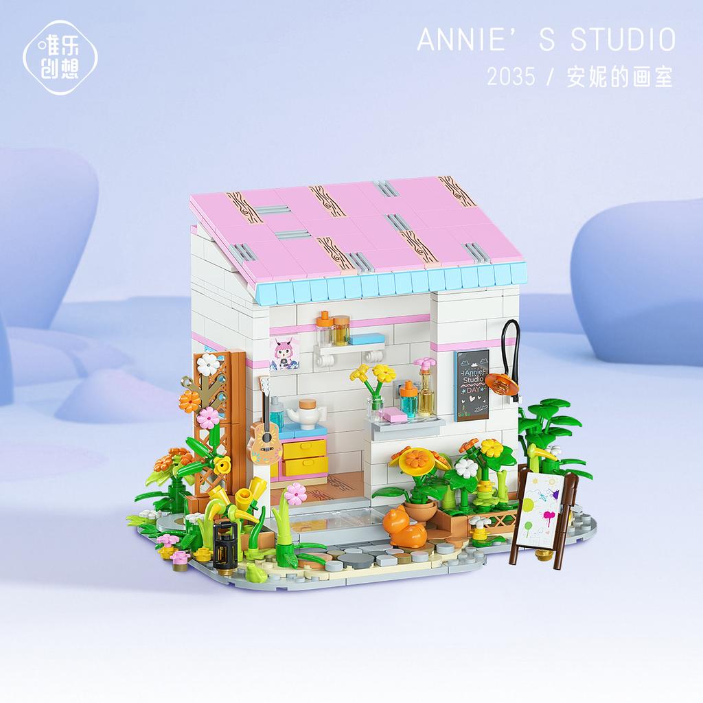 Compatible Lego Building Block Mini City Building Street View Snack Street Puzzle Children'S Toys Boys And Girls Institutional Gifts