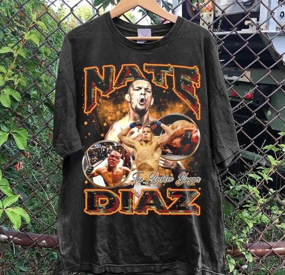 С Рождеством Коллекция Нейта Диаса S-5XL Футболка B07.33 Унисекс Футболка XXXXL