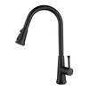 Tuqiu Pull Out Kitchen Faucets Black Single Handle  Kitchen Mixer Single Hole Rotating Water Mixer Tap Mixer Tap Kitchen Tap
