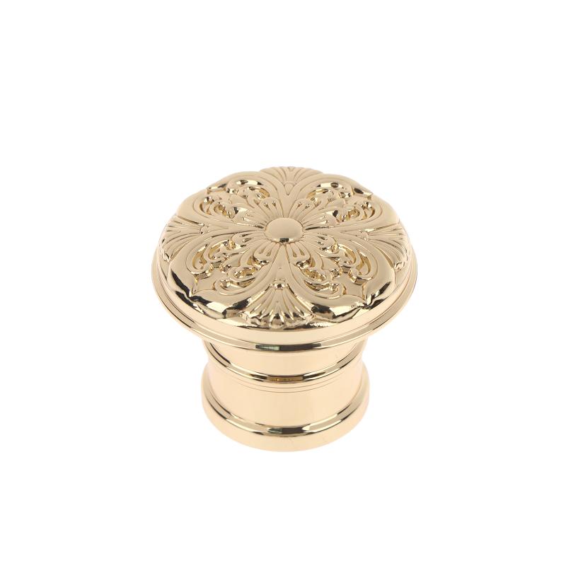 Gold Zinc Alloy 15mm Perfume Bottle Cap Anti-leak Metal Spray Lid for Glass Perfume Atomizer Gifts