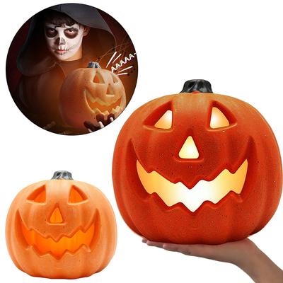 Halloween Kürbis LED Nachtlicht Halloween Dekoration Für Home Indoor Horror Kürbis Lampe Halloween Party Ornament Liefert Neue
