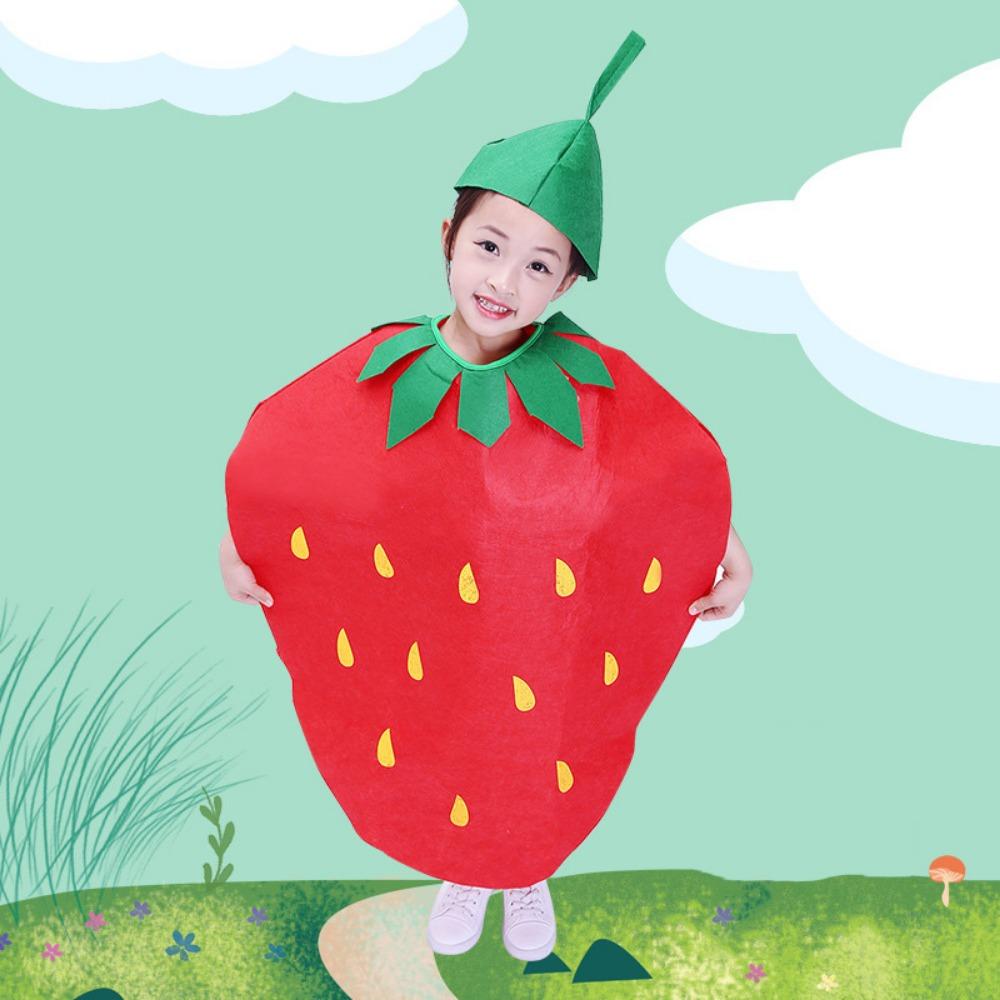 Performance Stage Fruit Veggie Costume Food Performance Suit Children Cosplay Costume  Women