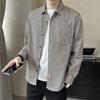 Striped Shirt, Casual Shirt Jacket