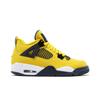 Air 4 Retro Grade School 'Lightning' 2021 (Unisex) Tour Yellow / Multi-Color / Multi-Color / Dark Blue Grey Kids' Basketball Shoes