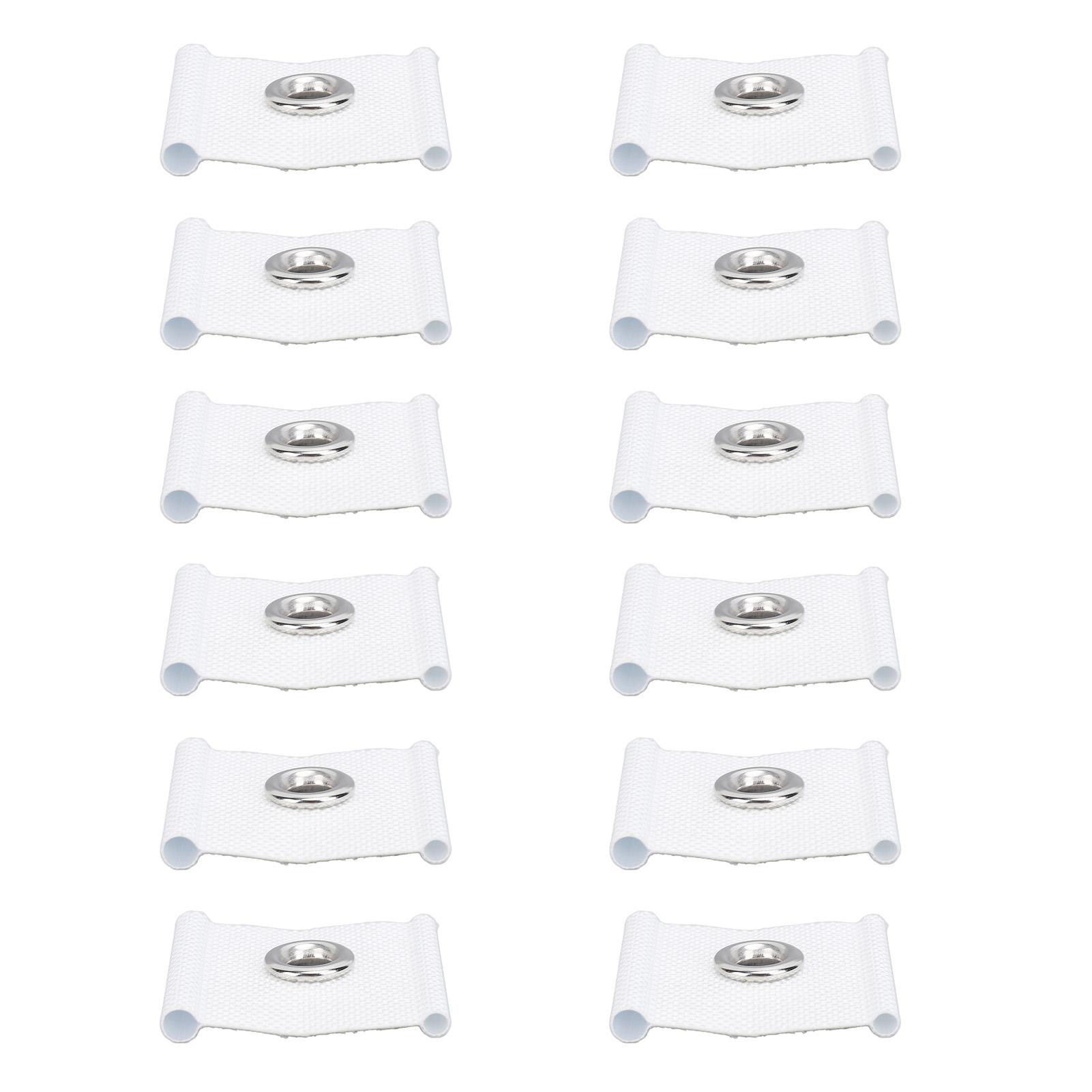 

12 шт. Крючок для маркизы RV Прочный Универсальный Легкая установка Зажим-подвес для света маркизы RV для кемпинга