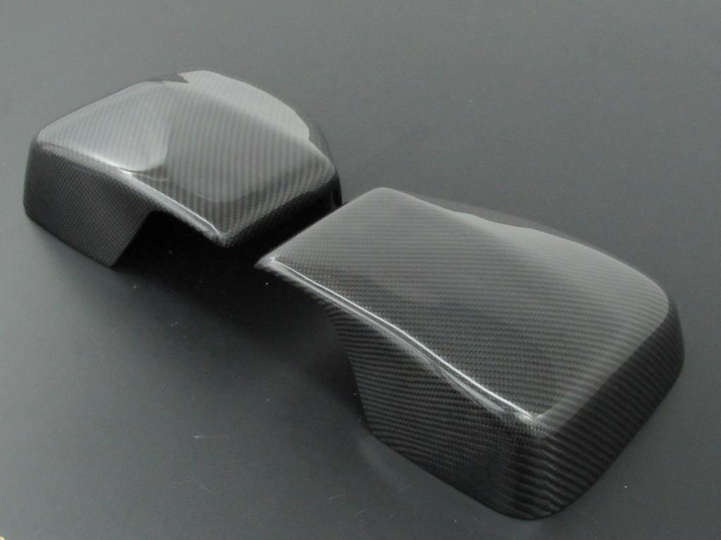 BRIGHTZ Real Carbon Fiber Door Mirror Covers for the Hijet Cargo G-Type [CAR-MIR-010] S320V/S330V (Model Number 15958)