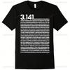 Pi Day Math Tshirt Unisex 3.14 Graphic Tee Funny Geek Nerd Vintage Science Teacher Gift Cotton
