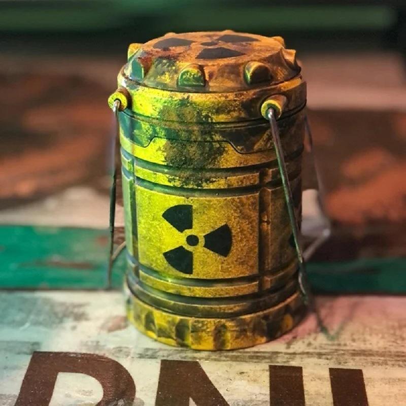 Nuclear Reactor Lantern Gift Mini Handheld Nuclear Reactor Lantern Toy Doomsday Nuclear Reaction Push Simulation Illuminator