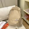 Simple casual large-capacity backpack women's new junior high school high school student schoolbag versatile travel backpack
