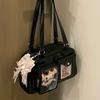 Borsa a tracolla anime carina per donna, borsa Itabag portatile di grande capacità per scuola, cosplay e uso quotidiano. Durevole&Alla moda