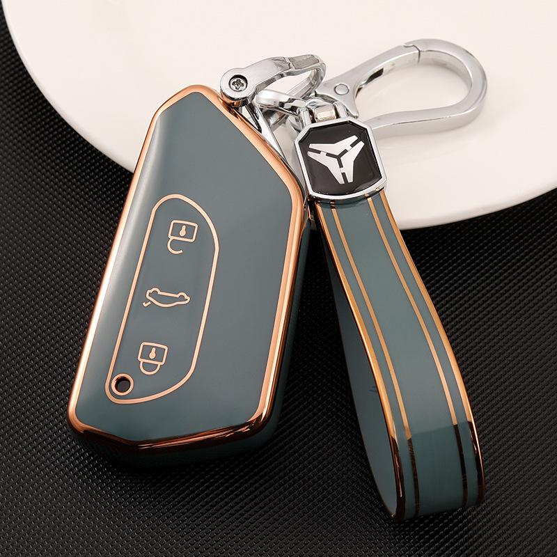 Volkswagen Compatible Key Case: Golf 8, ID.4 X, Crozz, Lamando L, ID.3, Female ID.6, Talagon, Teramont X Shell Buckle.