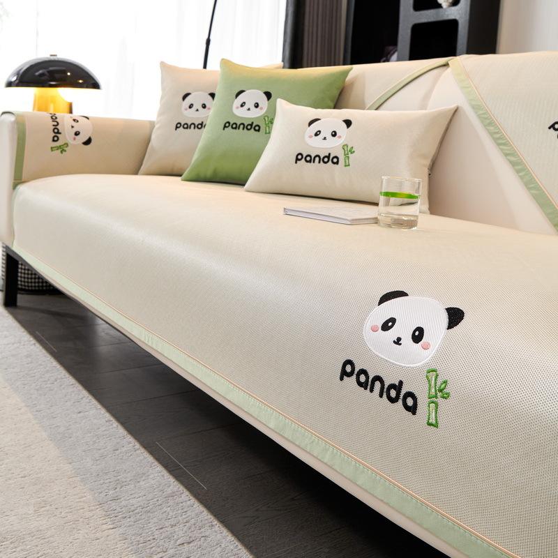 Ice Silk Sofa Mat Cushion Summer  New High-End Seat Cushion Non-Slip Sofa Cover Summer Cover Cloth Towel