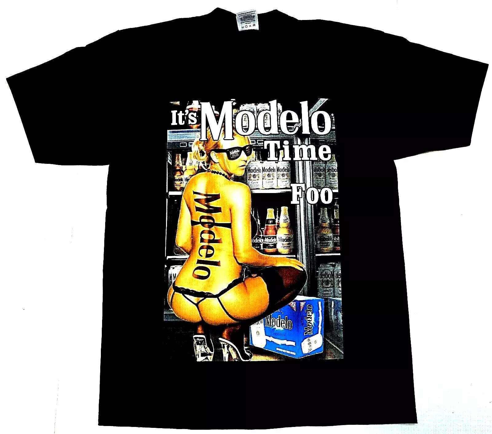 IT S MODELO TIME FOO T-shirt Mexico Cerveza Mexican Beer Men s Tee New L