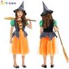 Halloween Carnival Party Children's Clothes Witch Dress Up Show Costumes Girls Gothic Little Vampire Witch Costumes