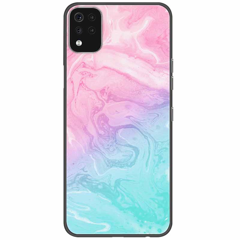 Phone Case For LG K42 K52 K62 Q52 Case Soft Painted Wolf Silicone Black Covers For LG K62 Cases K 42 Shockproof Funda for LGK52