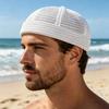 Yousheng 1/2Pcs Men Hat Adjustable Custom Fit Breathable Mesh Design Lightweight Foldable Hip-Hop Style Summer Cap Outdoor Activities Travel