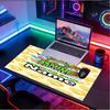 Custom Name Personalized Plants Vs. Zombies Pattern Mousepad, Laptop PC Desk Mat, Decorative Desk Mat for Home Keyboard Pad Gift