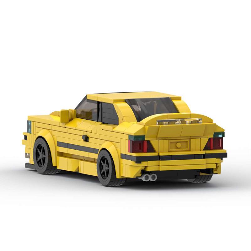 Cross-border MOC-Compatible Lego BMW M3 E36 Building Blocks - 8-Stud Car Model Toy for Boys