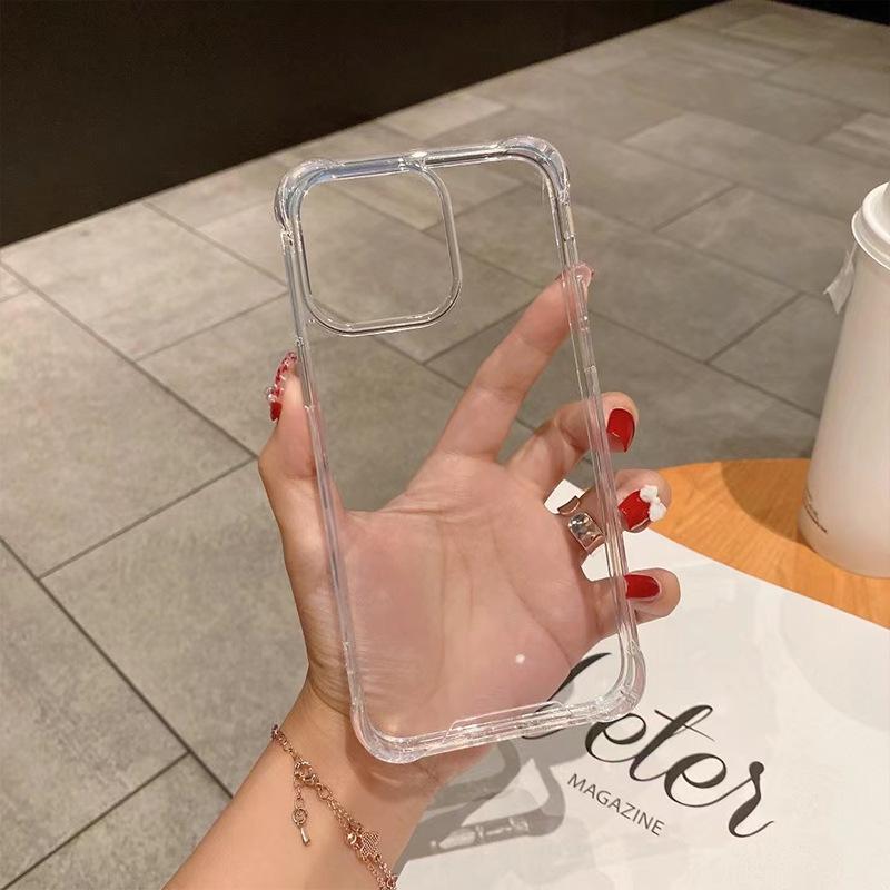 

Four Corner Anti-fall Suitable for IPhone 16 Mobile Phone Case Fine Hole 13 Acrylic Apple 15 Full Cover 14 Protective Case iPhone 12 Pro Max