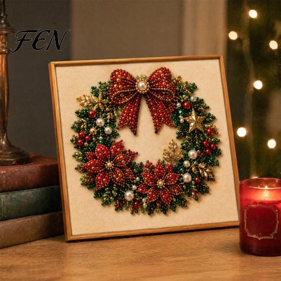 Nicht gruselige Halloween-Deko-Projekte, Perlenmalset, Süßer Geist 3D-Kunst-DIY, Gemütliches Herbst-Hausdeko-Set für Erwachsene, Weihnachtsbasteln Festlich