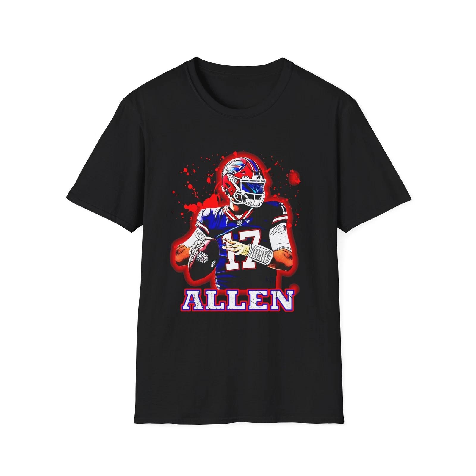 Josh Allen T-Shirt – Celebrate Buffalo’s Star Quarterback M