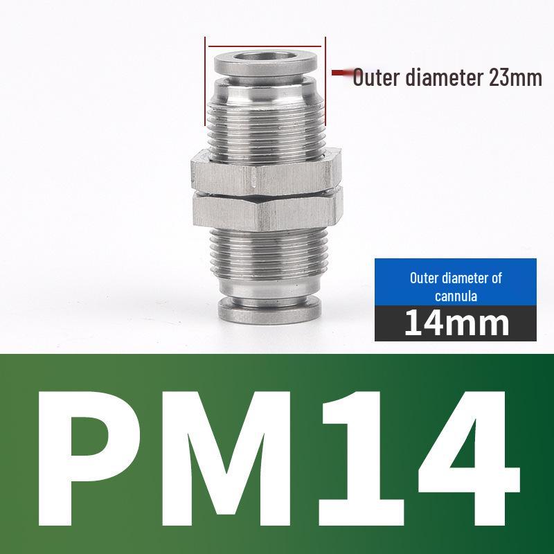 304 Stainless Steel Pneumatic Quick Connectors: High-Pressure Resistant Straight Reducer and Quick Connect Tee