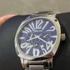 Used POLICE Men's Watch Navy Dial Quartz