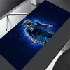 Blue Energy Soccer Player Large Mouse Pad Desk Mouse Pad Study Desk Mat Non-Slip Rubber Bottom Gaming Accessories Ideal Gift for Gamers