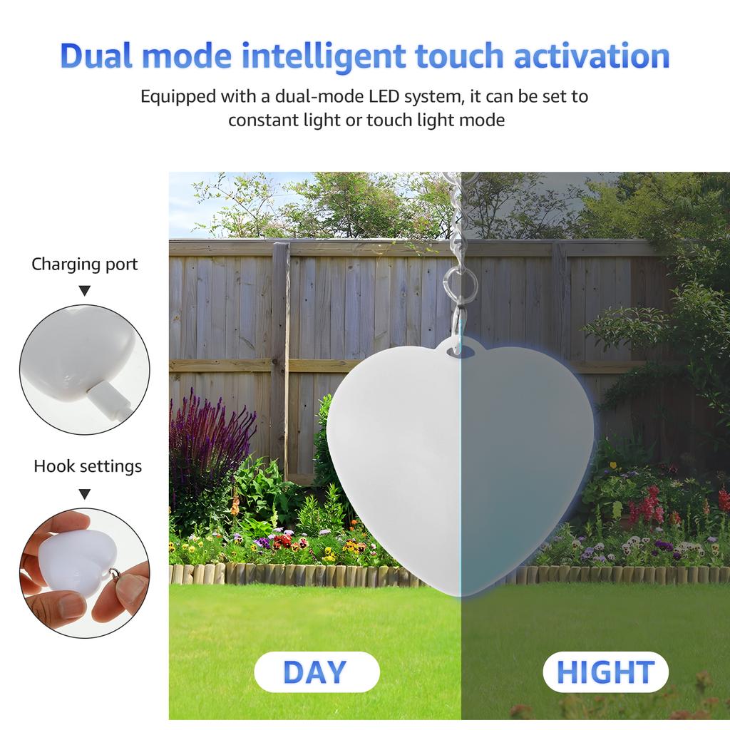 2/4Pcs Purse Glow Heart-shaped Light LED Mini Touch Sensor Handbag Lamp Bag Charms Keychains Night Light Fits Ladies Girls Gift