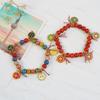 Wulu God of Wealth woven red rope ceramic bracelet Shi Hand rope jewelry Spring Festival merchandise