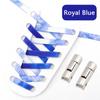 No Tie Shoelaces For Sneakers Elastic Shoe Laces Rainbow Precision Organization Metal Buckle Lock Lazy Shoelace Flat 17 Colors